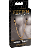 Fetish Fantasy Series Gold Chain Nipple Clamps