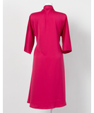 MAKE bright pink robe with black sash