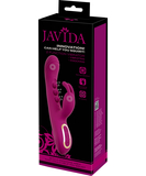 Javida Triple-Tapping vibrators ar klitora stimulatoru