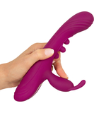 Javida Triple-Tapping vibrators ar klitora stimulatoru