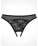 Allure Lingerie Just A Rumor black crotchless panties