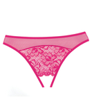 Allure Lingerie Just A Rumor pink crotchless panties