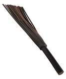 LODBROCK brown faux leather flogger