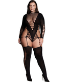 Le Désir Shade black net bodystocking