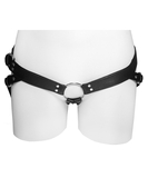 SexyStyle black leather strap-on harness