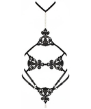 Leg Avenue Bed Influence strappy bodysuit with pearls