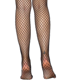 Leg Avenue Celia black net garter belt & stockings