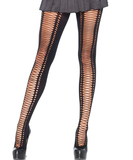 Leg Avenue Meg black mock lace up tights