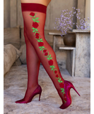 Leg Avenue Roselle punased mustrilised sukad