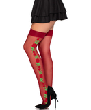 Leg Avenue Roselle punased mustrilised sukad