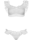 Leg Avenue Sweet Like Sugar white lingerie set