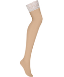 Obsessive Lilyanne heledad nahavärvi sukahoidjaga kantavad sukad