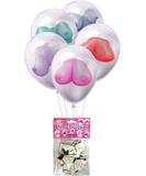 Little Genie piepūšamie baloni ar krūšu attēliem (8 gab.)