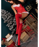 LivCo Corsetti punased sukad valge udusuledega