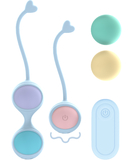 Loveline Interchangeable-Weight Remote-controlled Vibrating Kegel Kit