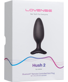 Lovense Hush 2 Medium tālvadības anālais vibrators