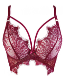 Axami Sexy Malaga Loca tumepunane bralette-rinnahoidja