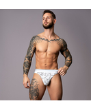 Male Power Marble valged meeste stringid