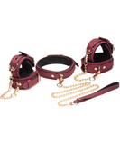 Master Series 6 Piece Velvet Bondage Set