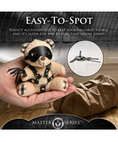 Master Series BDSM Kinky Teddy Bear raktų pakabukas