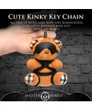 Master Series Bound Kinky Teddy Bear raktų pakabukas