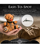 Master Series Gagged Kinky Teddy Bear raktų pakabukas