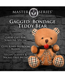 Master Series Gagged Kinky Teddy Bear plīša lācītis