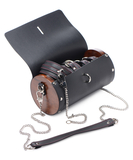 Master Series "Kinky Clutch Leatherette Bondage" rinkinys su dėklu