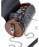 Master Series "Kinky Clutch Leatherette Bondage" rinkinys su dėklu