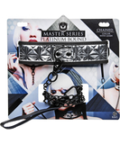 Master Series Platinum Bound Chained Collar with Leash
