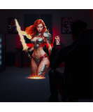 Masturs Fire Sorceress Solara monitoimimasturbaattori