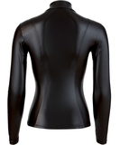 Cottelli Lingerie melns matēta auduma krekls ar garām piedurknēm
