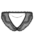 Obsessive Millagro black net panties with cutouts