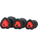 Mistress Heart Gem Anal Plug Set