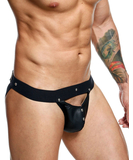 MOB DNGEON Black Peekaboo Jockstrap