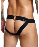 MOB DNGEON Black Peekaboo Jockstrap