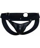 MOB DNGEON Black Peekaboo Jockstrap