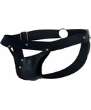 MOB DNGEON Black Peekaboo Jockstrap