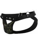 MOB DNGEON Camo Green Peekaboo Jockstrap
