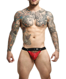 MOB DNGEON Red Peekaboo Jockstrap