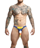 MOB Tucan blue funny mens bikini briefs