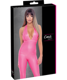 Cottelli Lingerie neon pink matte look catsuit