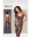 NO:XQSE juodas bodystocking be tarpkojo