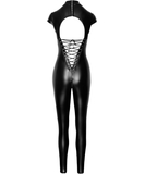 Noir Handmade balck matte look catsuit