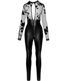 Noir Handmade black matte look catsuit