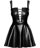 Noir Handmade Kink Royal juoda matinė mini suknelė su raišteliais