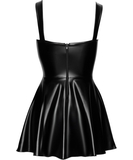 Noir Handmade Kink Royal juoda matinė mini suknelė su raišteliais