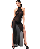 Noir Handmade Kink Royal F372 черное мерцающее платье