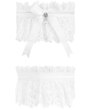 Obsessive Amor Blanco lace garter