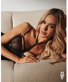 Obsessive Arrowel mustast läbipaistvast tüllist öösärk